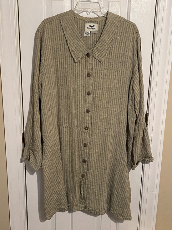 Flax by Jeanne Engelhart Dresses & Skirts - Flax by Jeanne Engelhart Duster/Swing Dress SZ LARGE